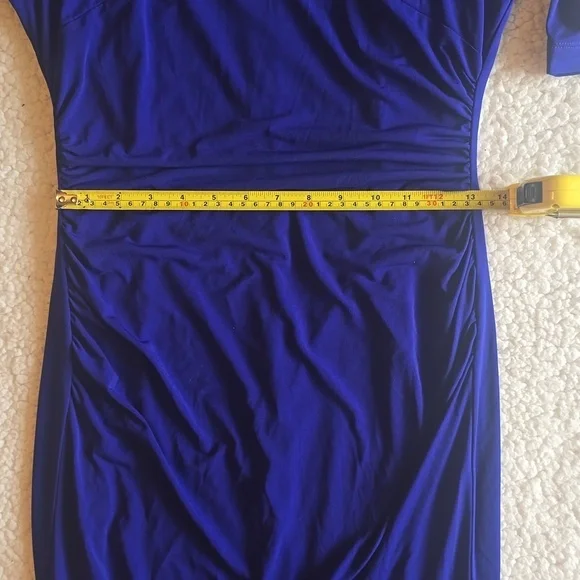 Vince Camuto Midi dress cob cobalt purple women’s size 8 - Picture 13 of 15